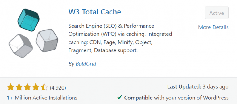w3 total cache incomtechdesign
